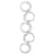 Silver Metal Loop Frame Beads, 16mm by Bead Landing&#x2122;